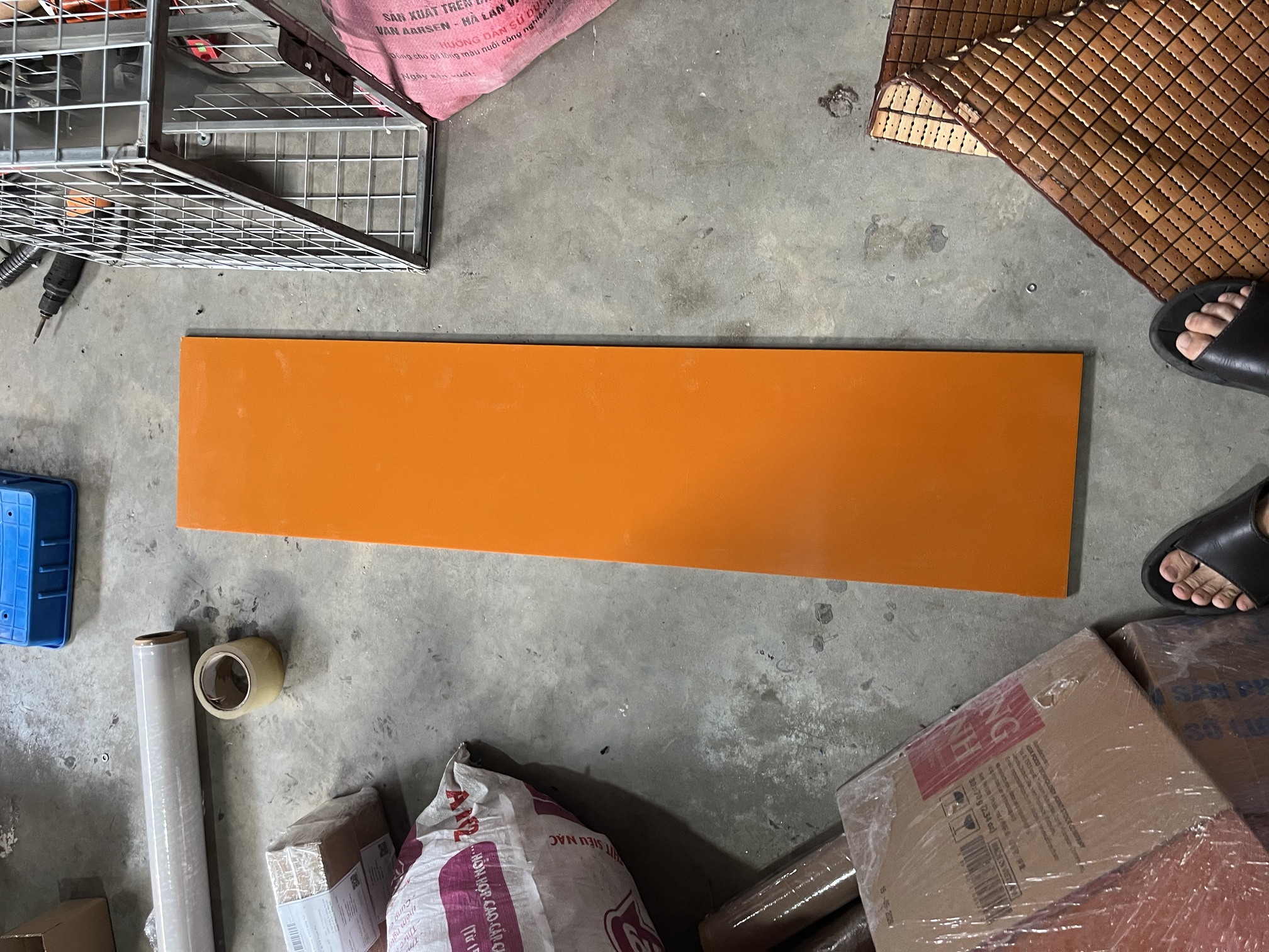 Tấm phíp cam 8 li dài 1,2 m